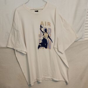Jordan White and Navy Graphic Tee